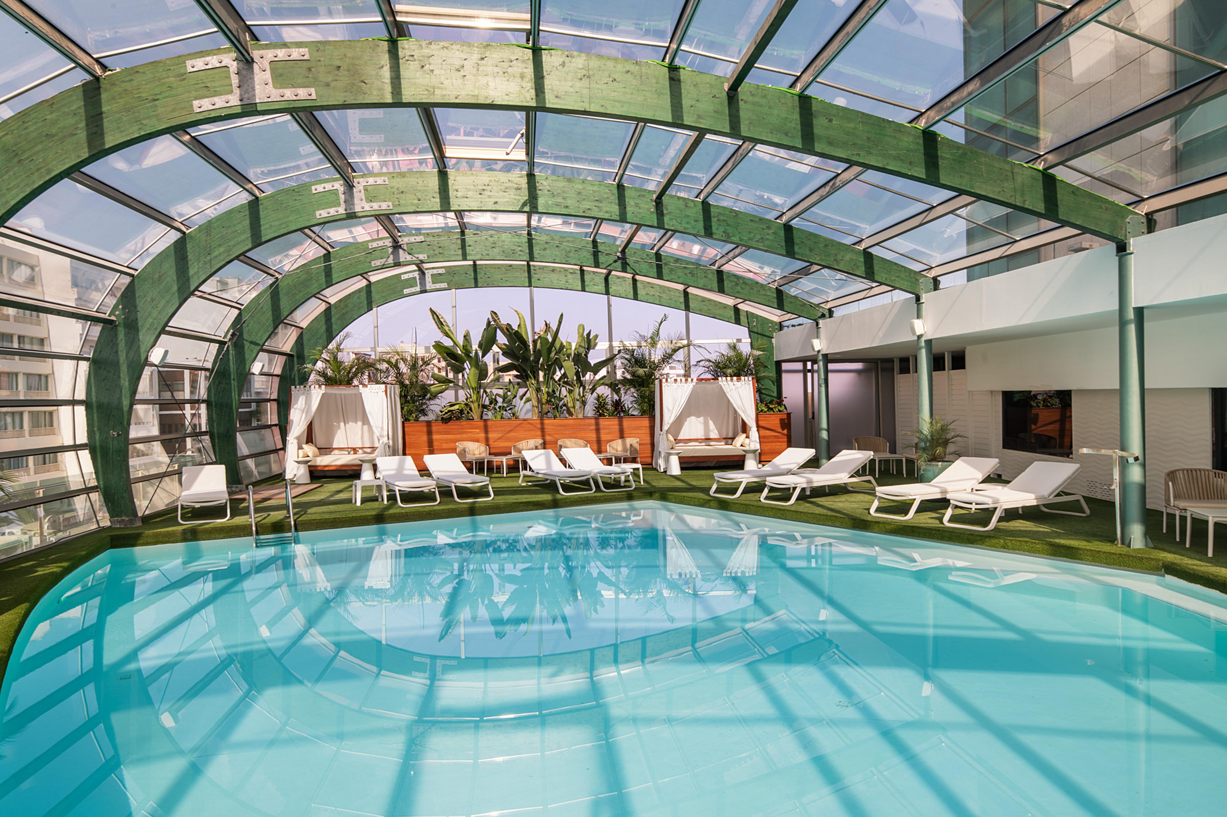 Arrecife Gran Hotel&Spa Arrecife (Lanzarote) Exterior foto The pool at the hotel